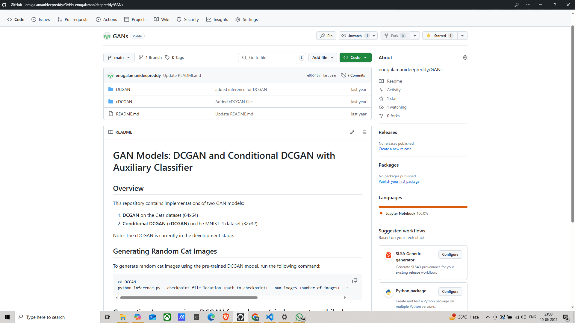 DCGAN and Conditional AC-DCGAN Model Development preview
